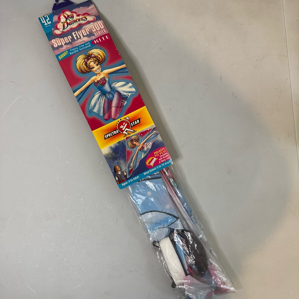 Sky Dancers Super Flyer Kite‎ 1996 Spectra Toy Biz NEW Sealed Vintage Dead Stock